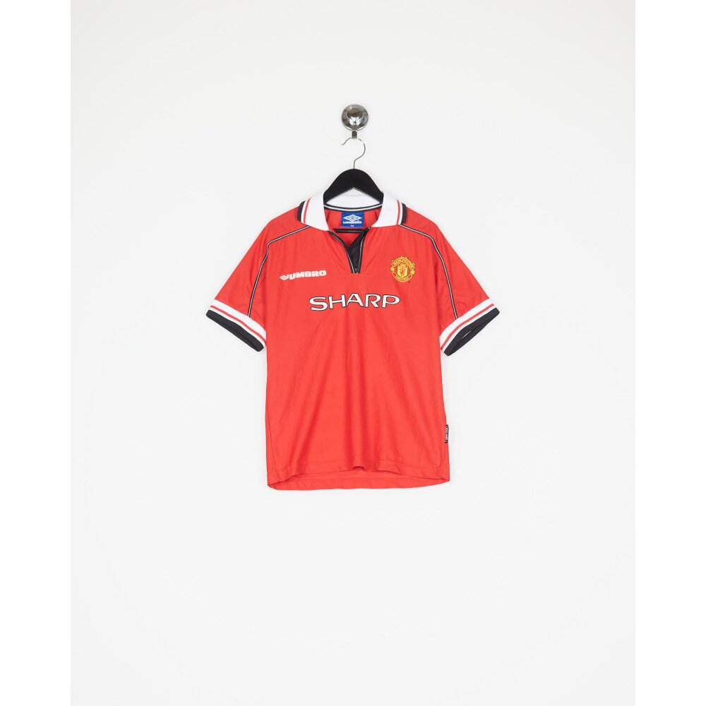 Vintage 98-00 Manchester United Home Jersey (XS)