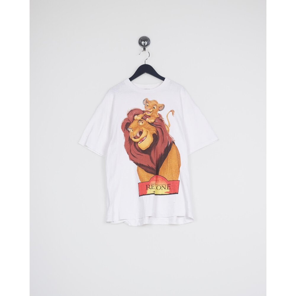 Vintage Lion King Single StitchT-Shirt (L/XL)
