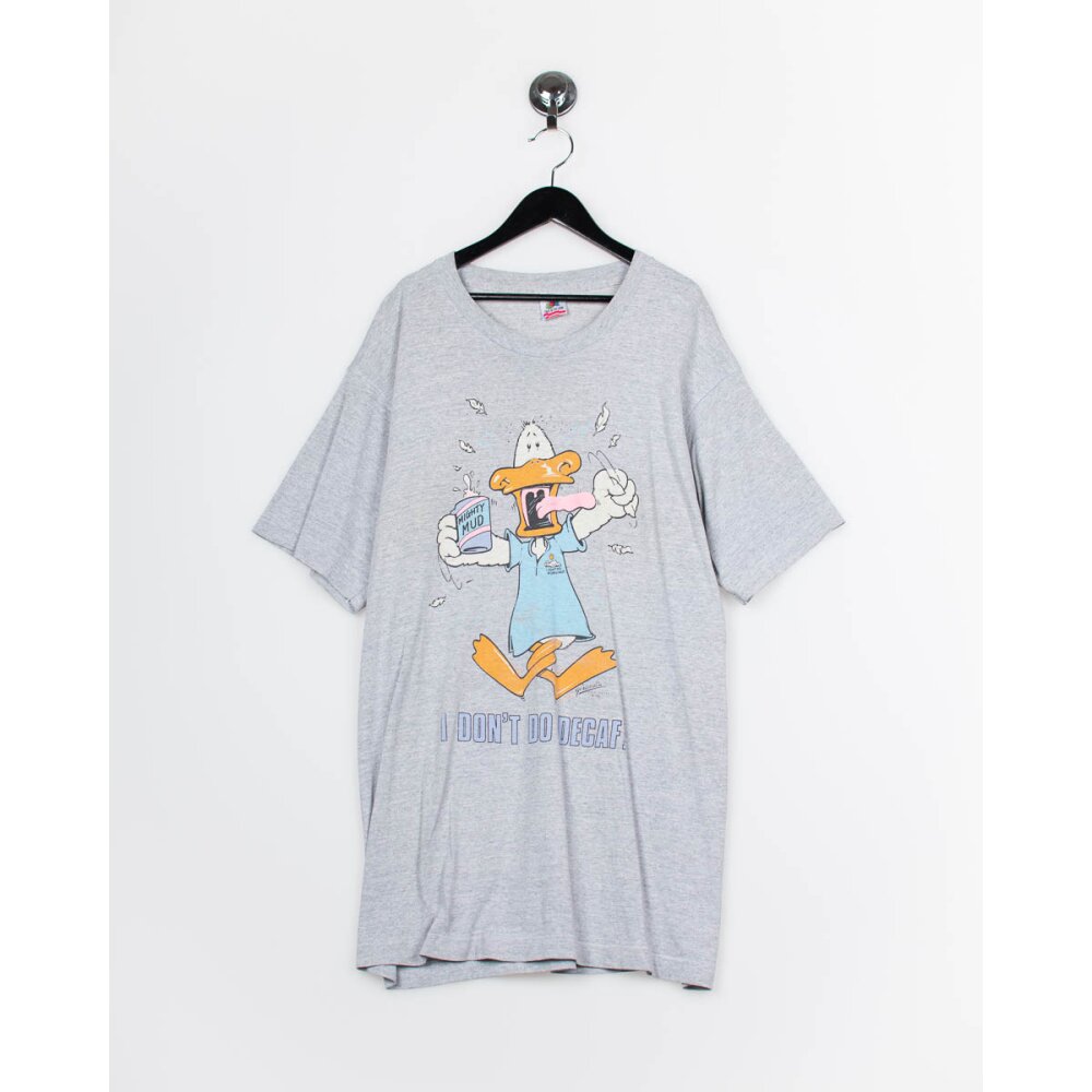 Vintage I Don´t Do Decaf Single Stitch T-Shirt (XL)