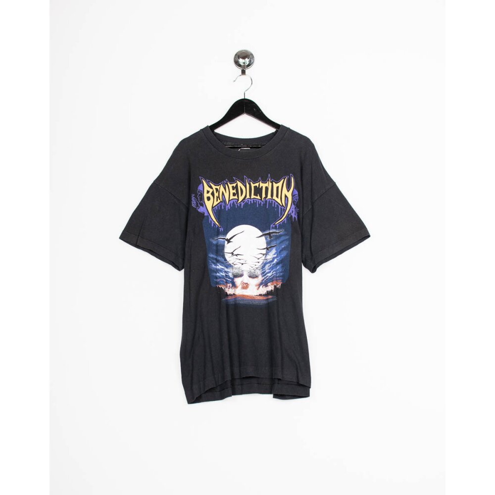 Vintage Benediction Dark Is the Season 1992 Single Stitch Band T-Shirt (L)
