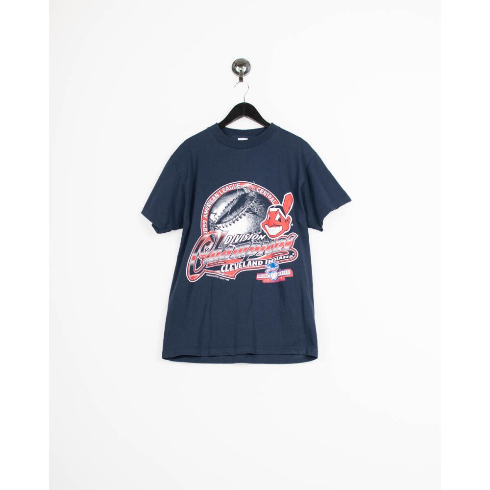 Cleveland Indians MLB 1999 Division Champions Vintage T-Shirt (M)