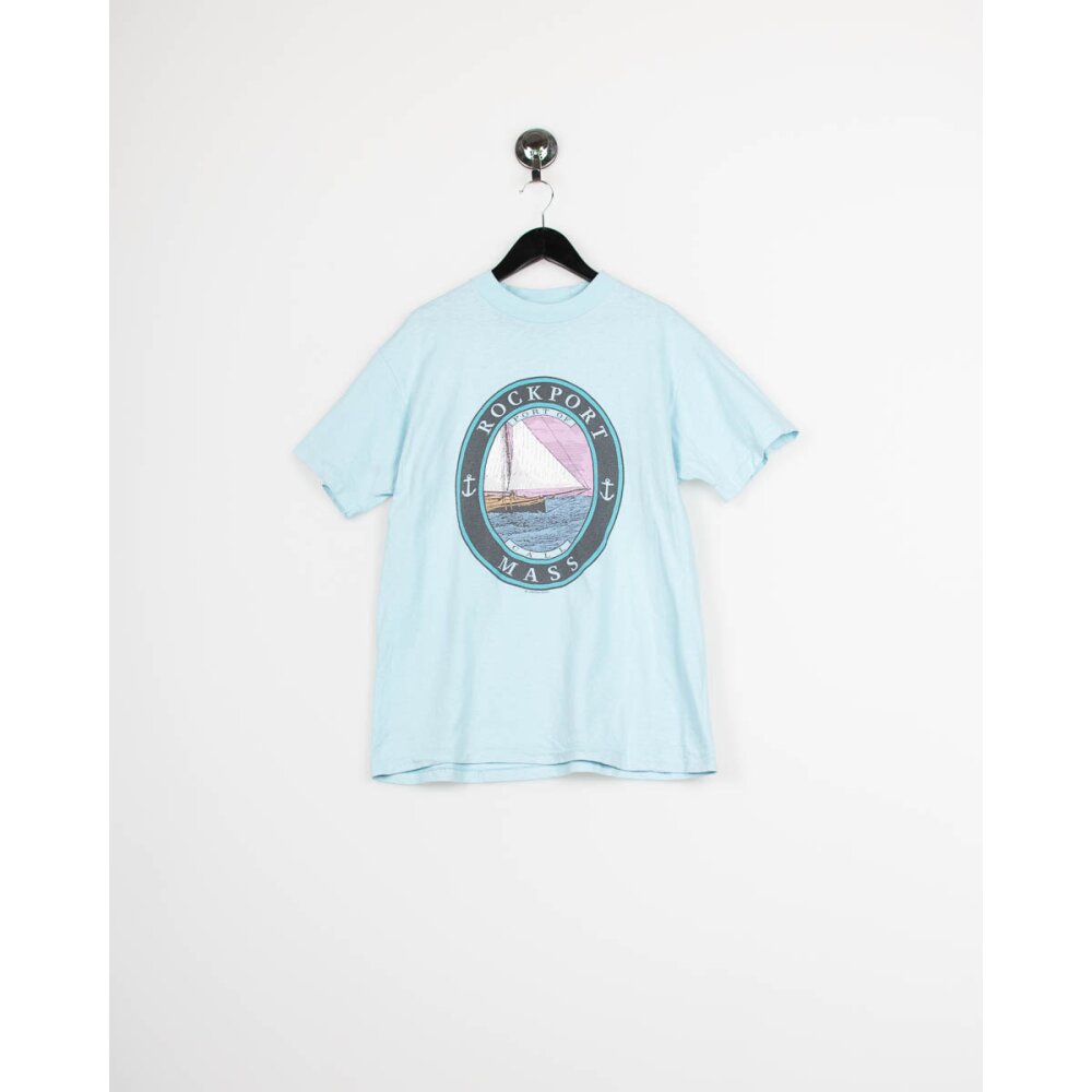 Vintage Rock Port Single Stitch T-Shirt (Womens L)