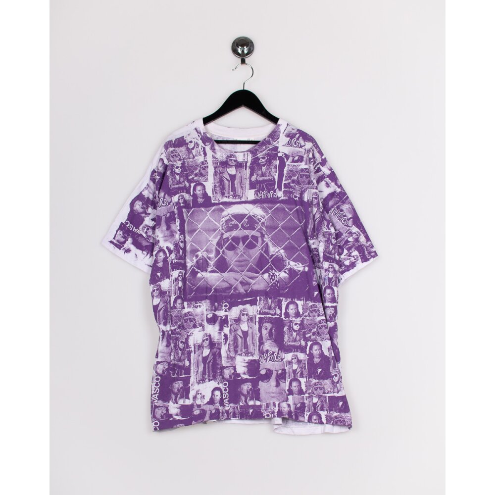 Vintage Alll Over Print Single Stitch T-Shirt (XL)