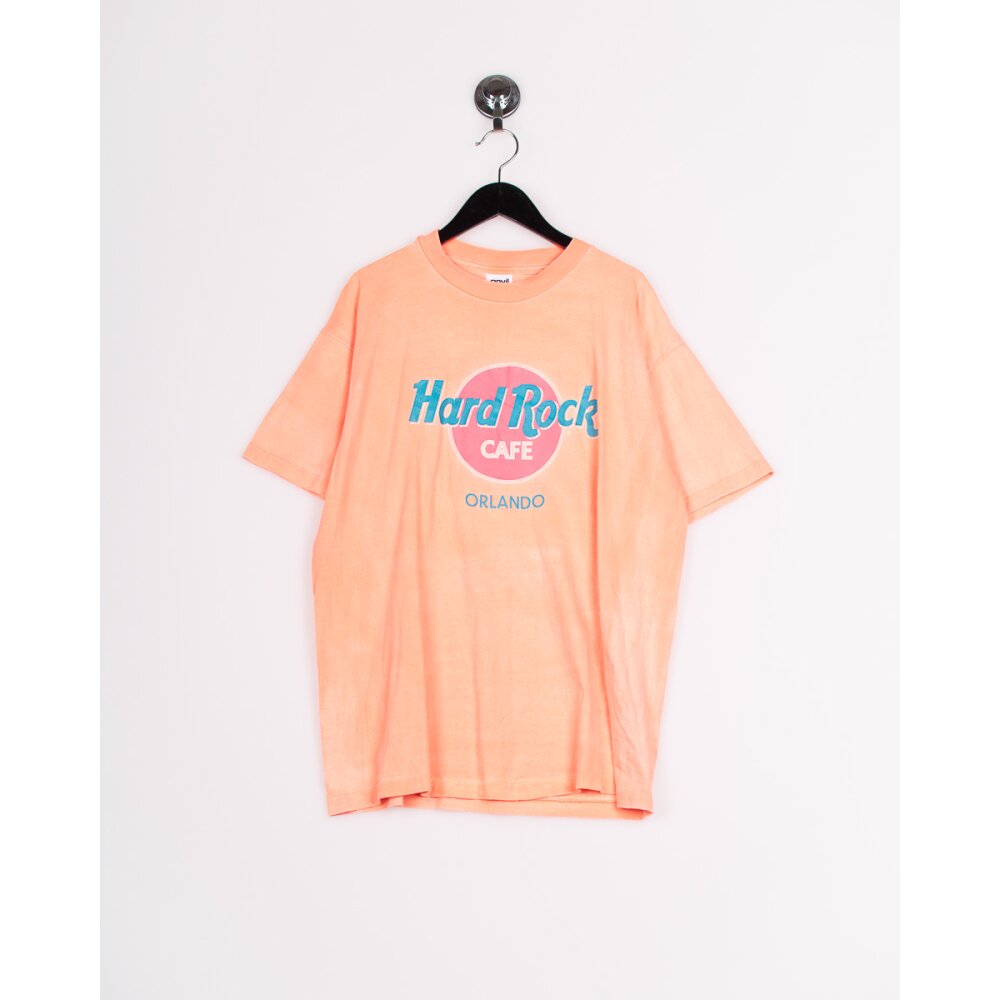 Vintage 90s Hard Rock Cafe Safe The Planet Orlando Single Stitch T-Shirt (L)
