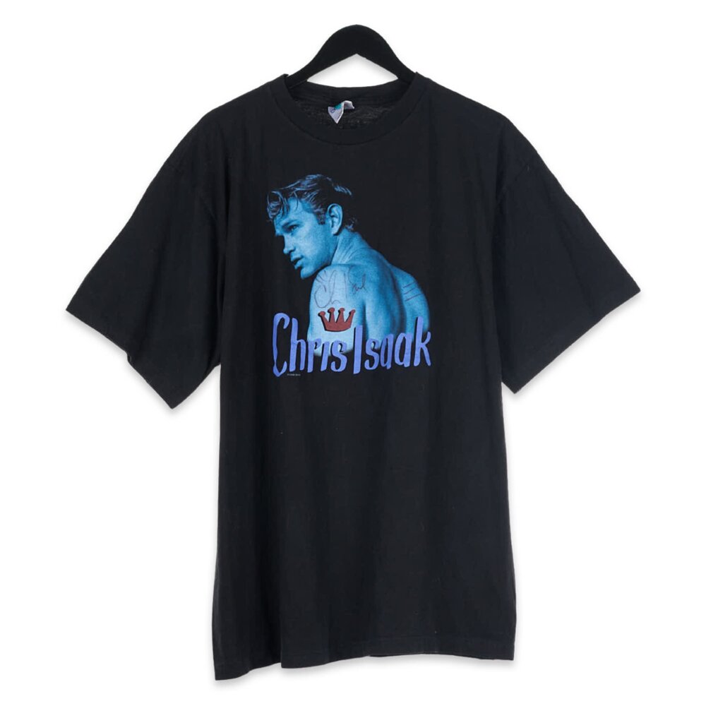 1995 Signed Chris Isaak Tour T-Shirt (XL)